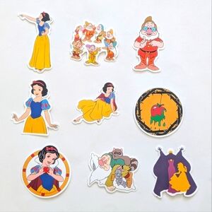 Disney Snow White And Seven Dwarfs Sticker Bundle Brand New